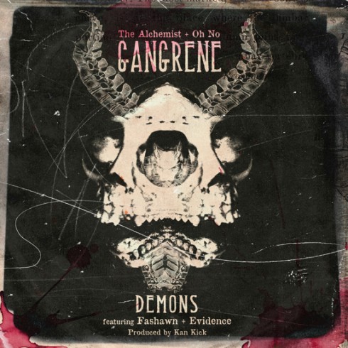 The Alchemist + Oh No (Gangrene) "Demons"(Romes Remix) ft. Evidence & Fashawn **mp3**