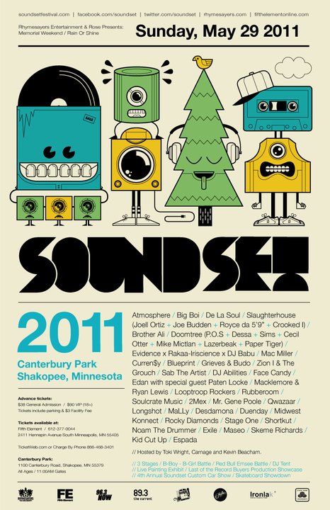 Soundset 2011 Announces Full Lineup Including Atmosphere, Big Boi & De La Soul