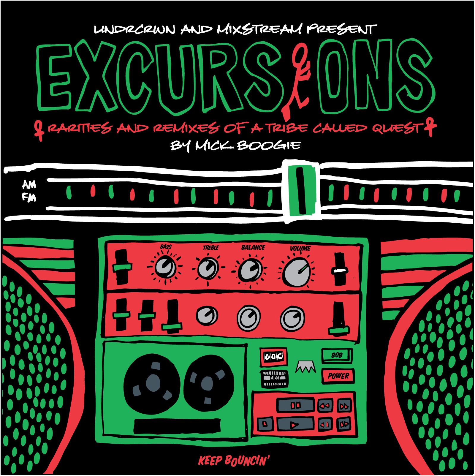 Undrcrwn & Mixstream presents Excursions - Rarities and Remixes of A Tribe Called Quest by Mick Boogie