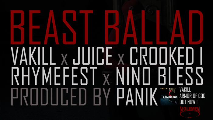 Vakill "Beast Ballad" ft. Crooked I, Rhymefest, Nino Bless & Juice **mp3**