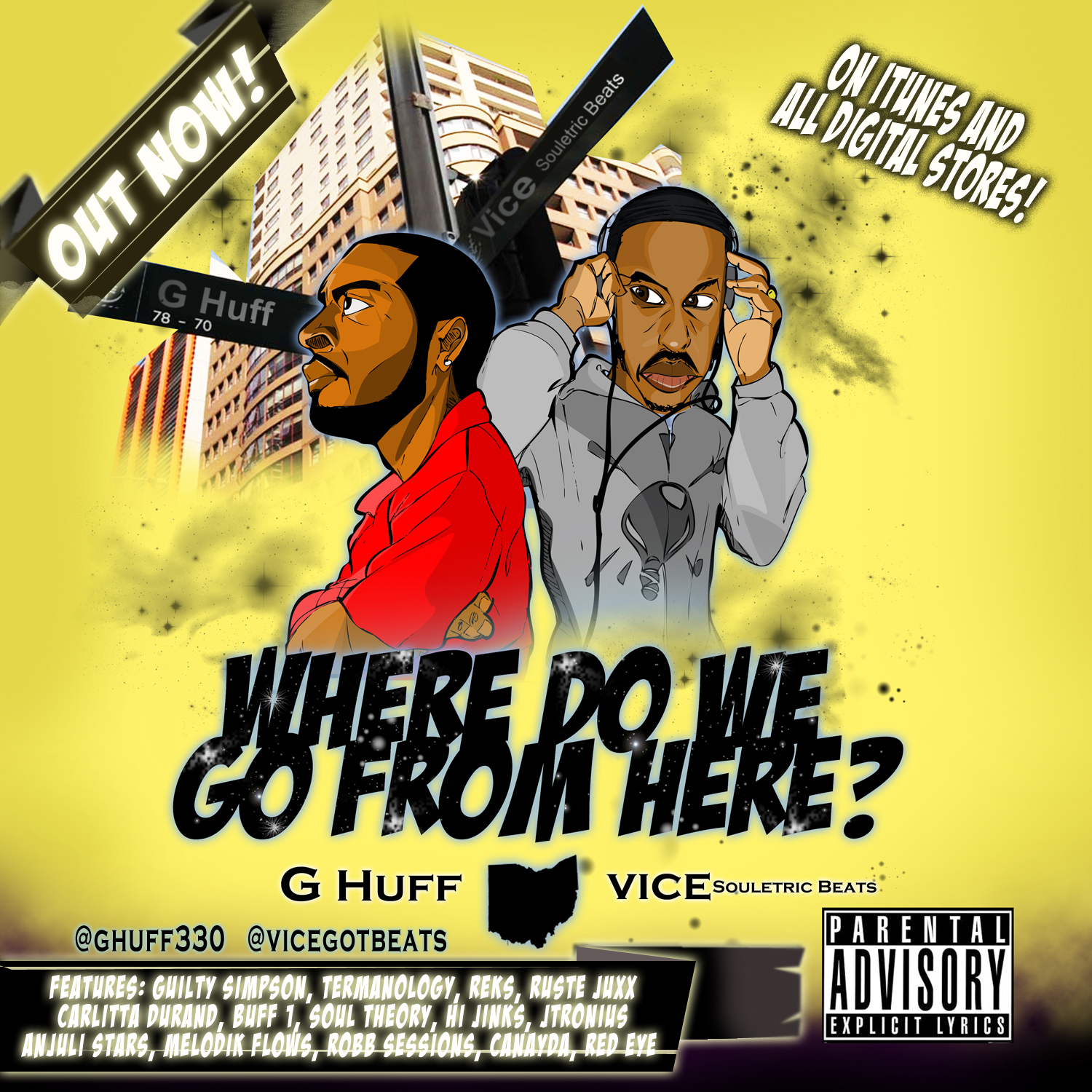 G.Huff & Vice "Pure Genius" ft Reks, Hi Jinks & Buff 1 **Audio** | "Where Do We Go From Here?" out now 