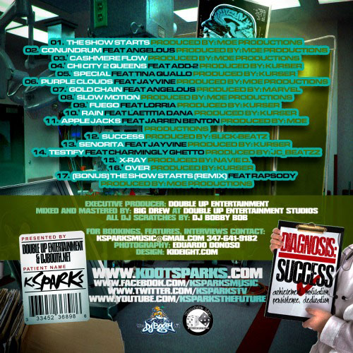 K. Sparks "Diagnosis: Success" **Album**