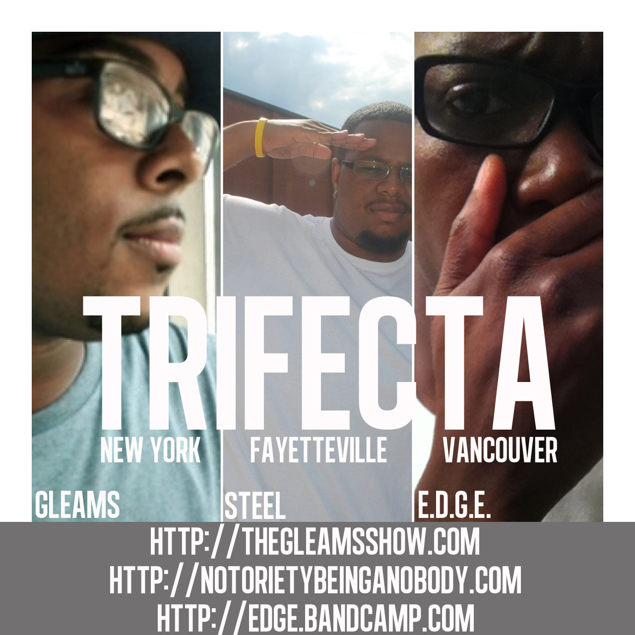 e.d.g.e. x Gleams x Steel "Trifecta"