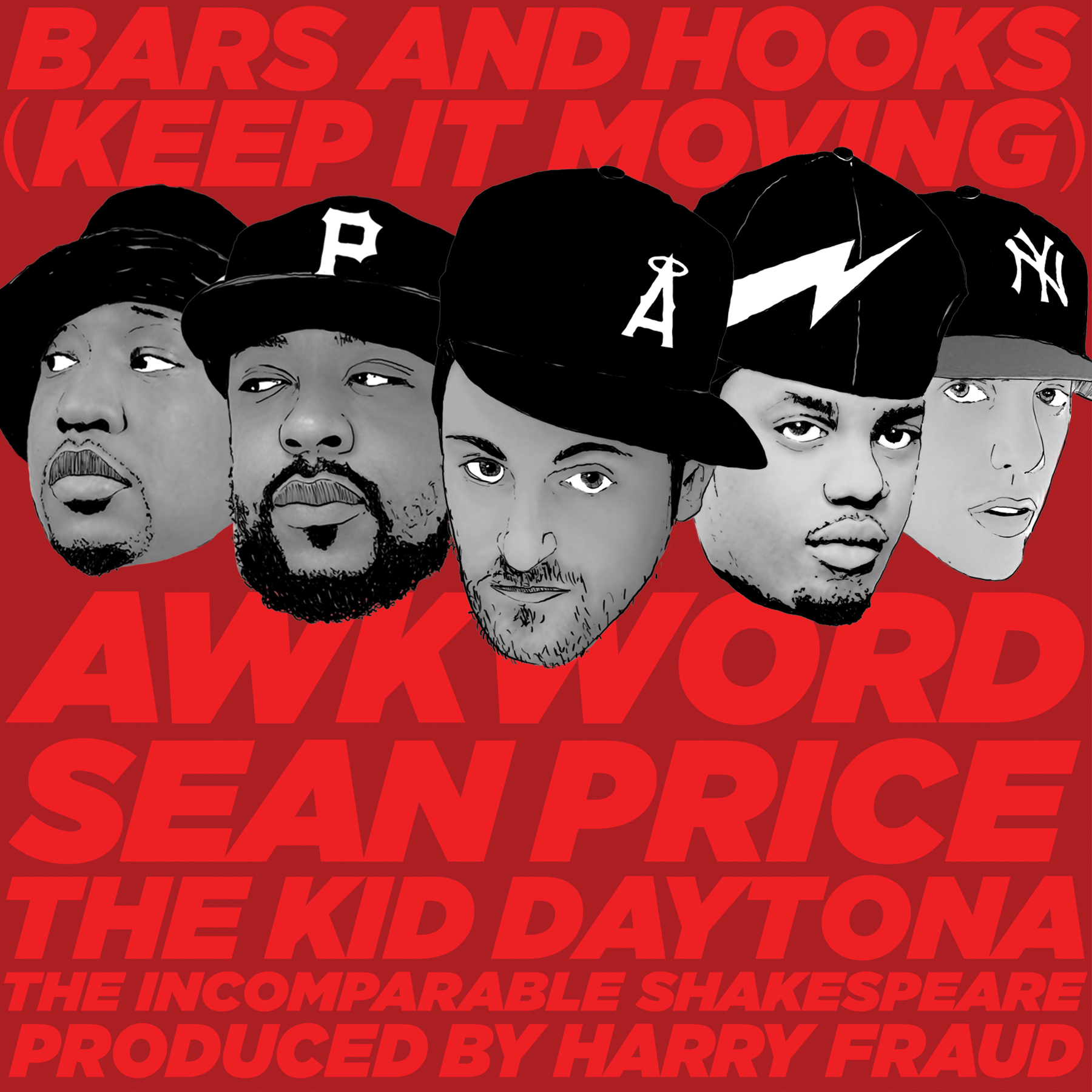 AWKWORD - Bars & Hooks (Keep it Moving) ft. Sean Price, The Kid Daytona & The Incomparable Shakespeare **mp3**