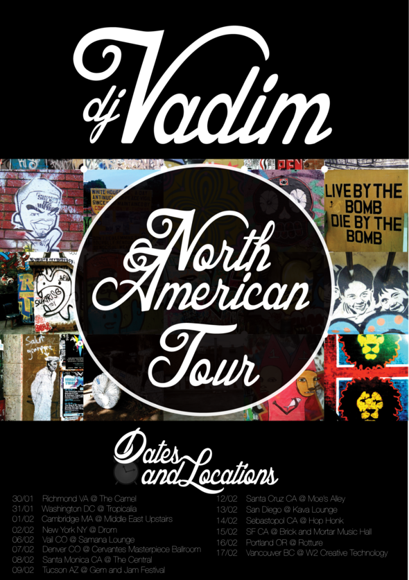DJ Vadim I'm Feelin' U ft. Greg Blackman [video] + North American Tour