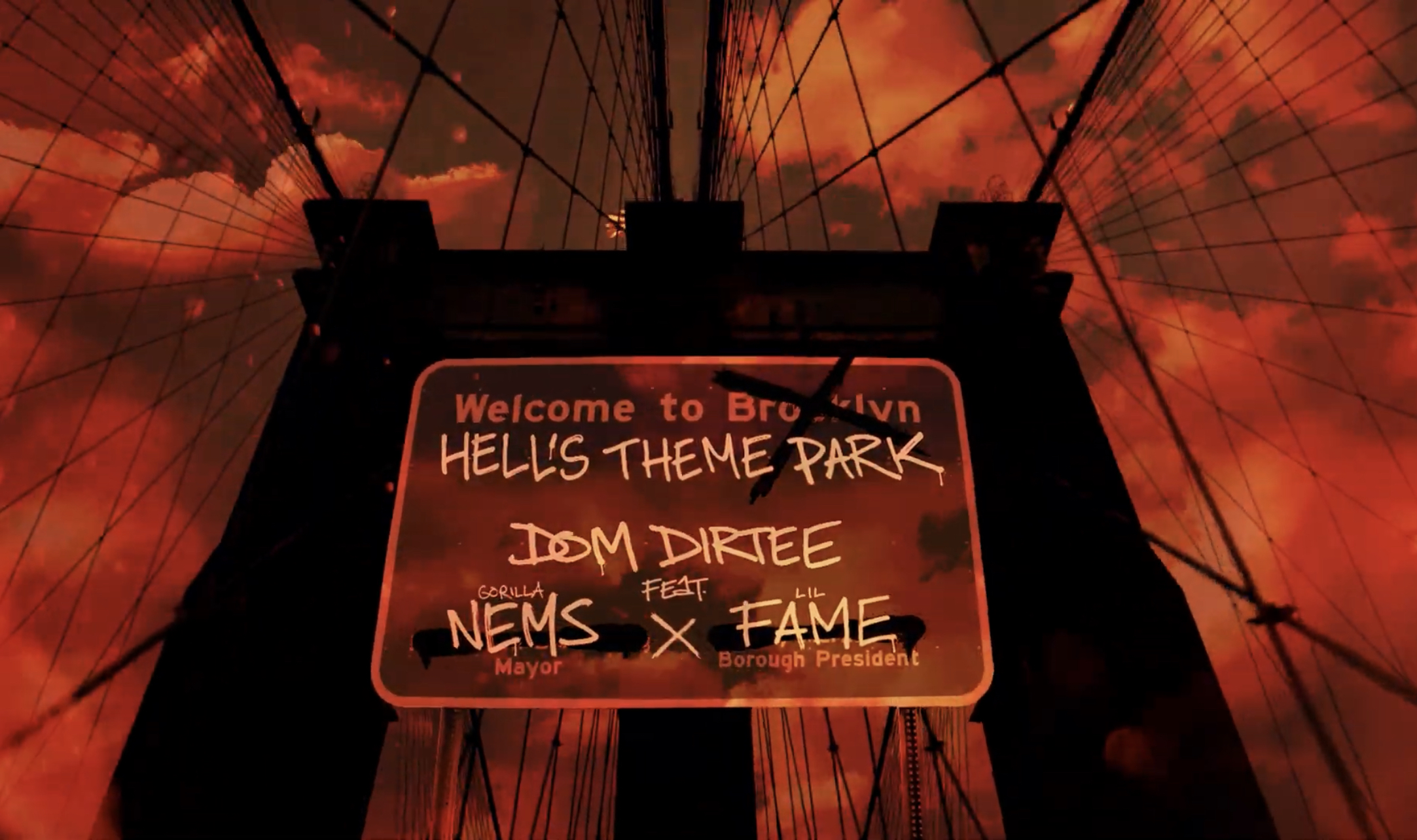 Dom Dirtee "Hell's Theme Park" feat. Nems, Lil Fame of M.O.P. (Official Music Video)