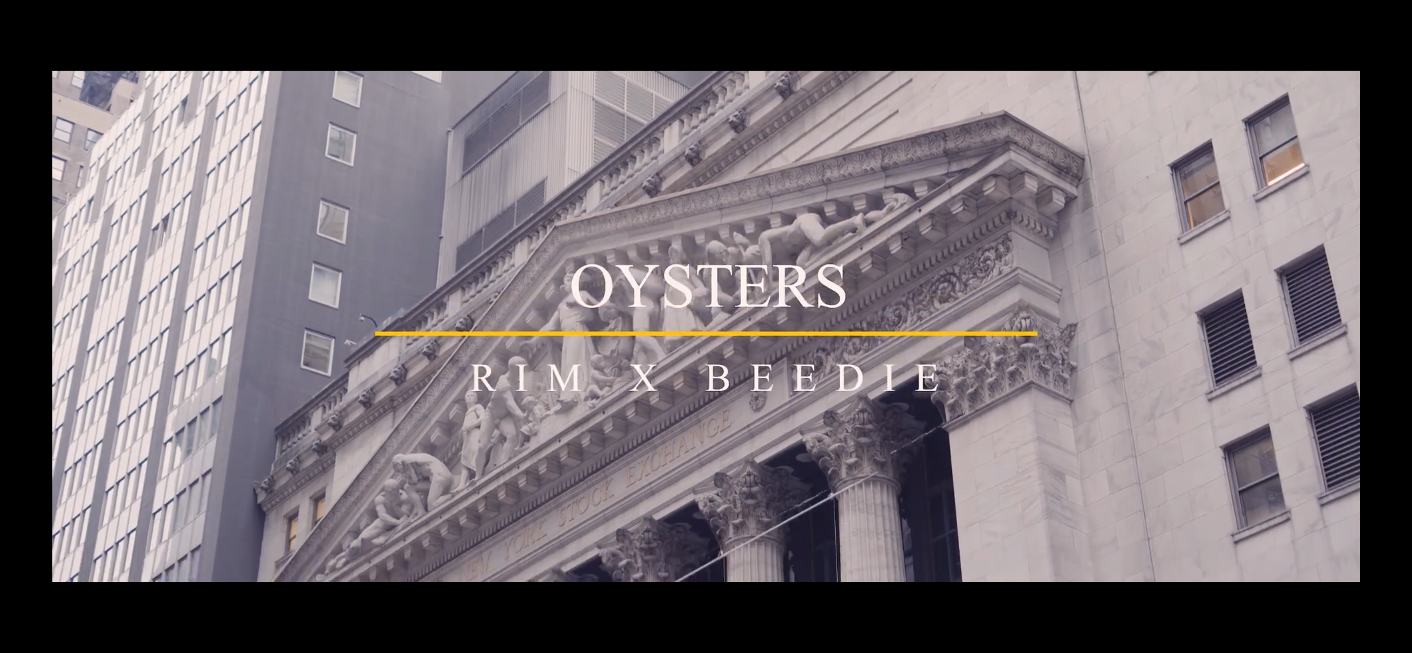 Beedie & Rim "Oysters" (Official Music Video)